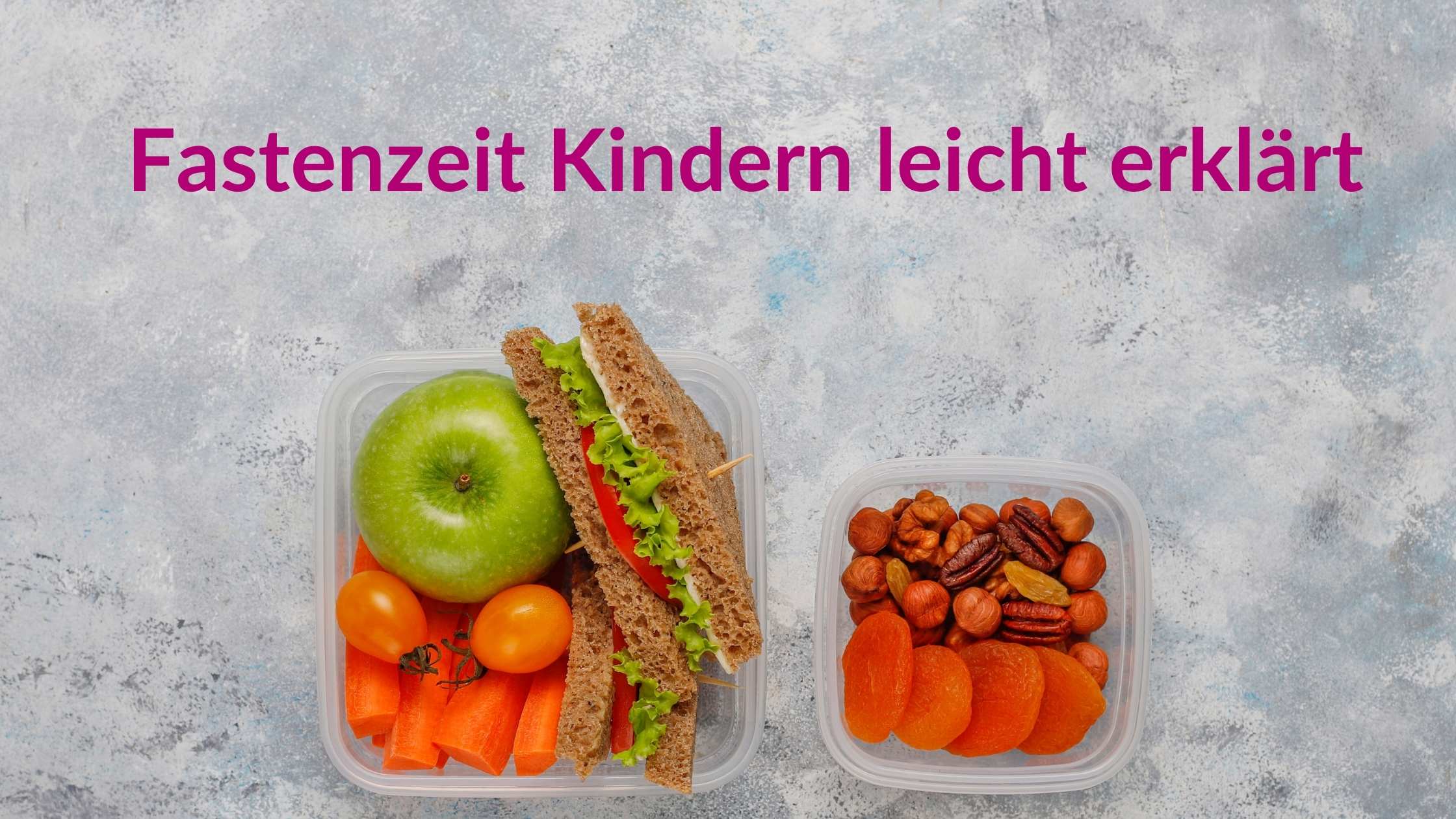 Die Fastenzeit Kindern erklärt Ein bisschen Verzicht kann jeder